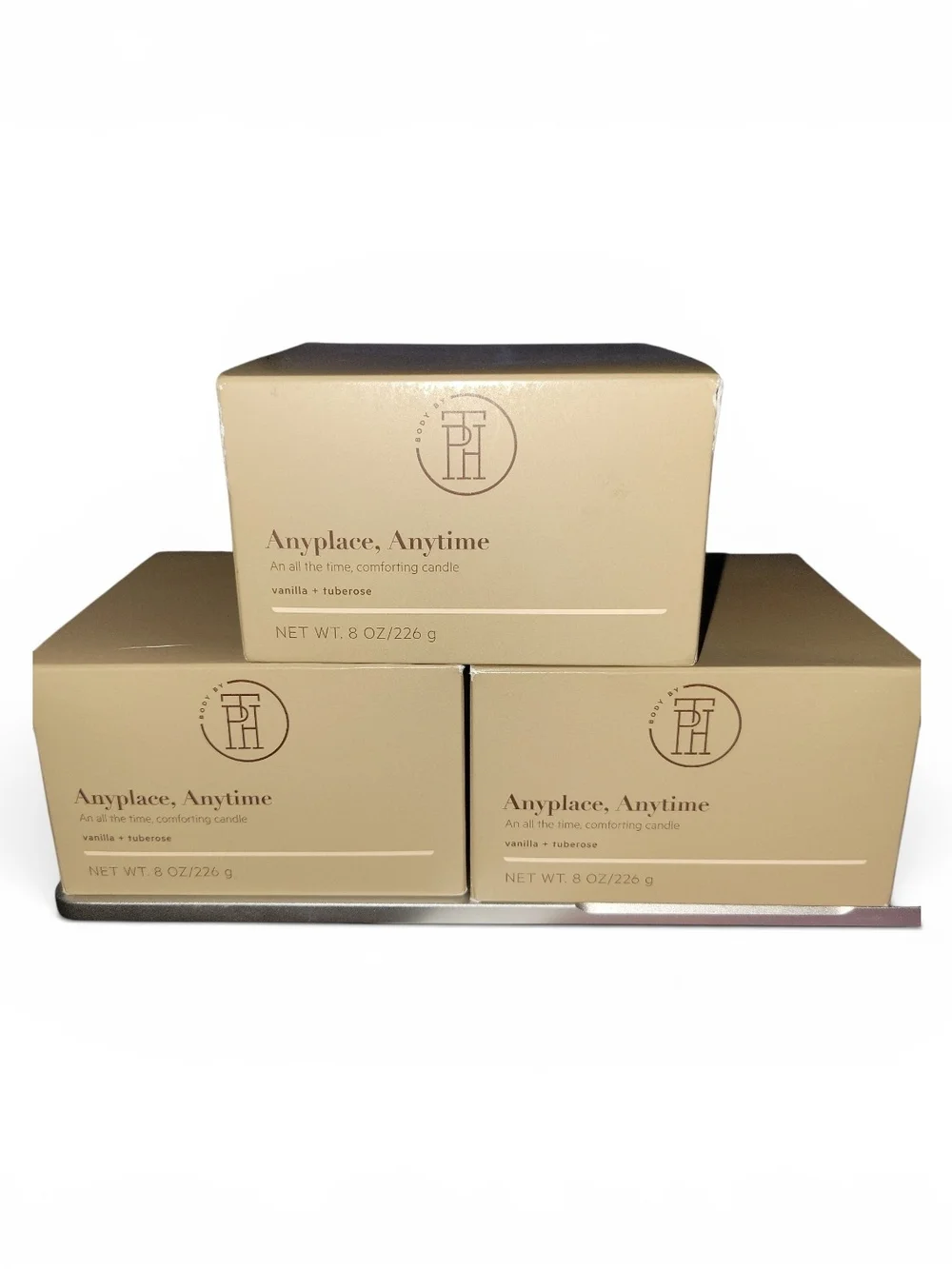 Body By TPH Anyplace, Anytime Vanilla + Tuberose Candle - 8OZ For 1